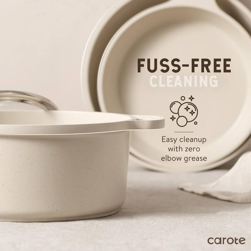 Pots and Pans Set, 14pcs Kitchen Cookware Sets, Induction Pots and Pans