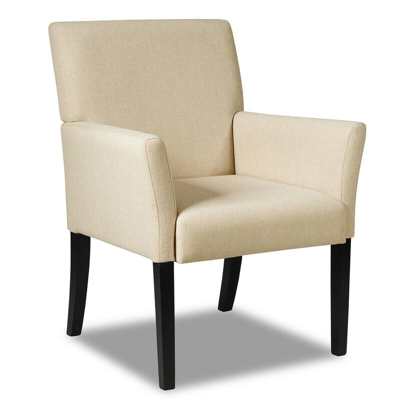 Ergonomic Executive Armchair with Soft Velvet and Rubber Wood Legs