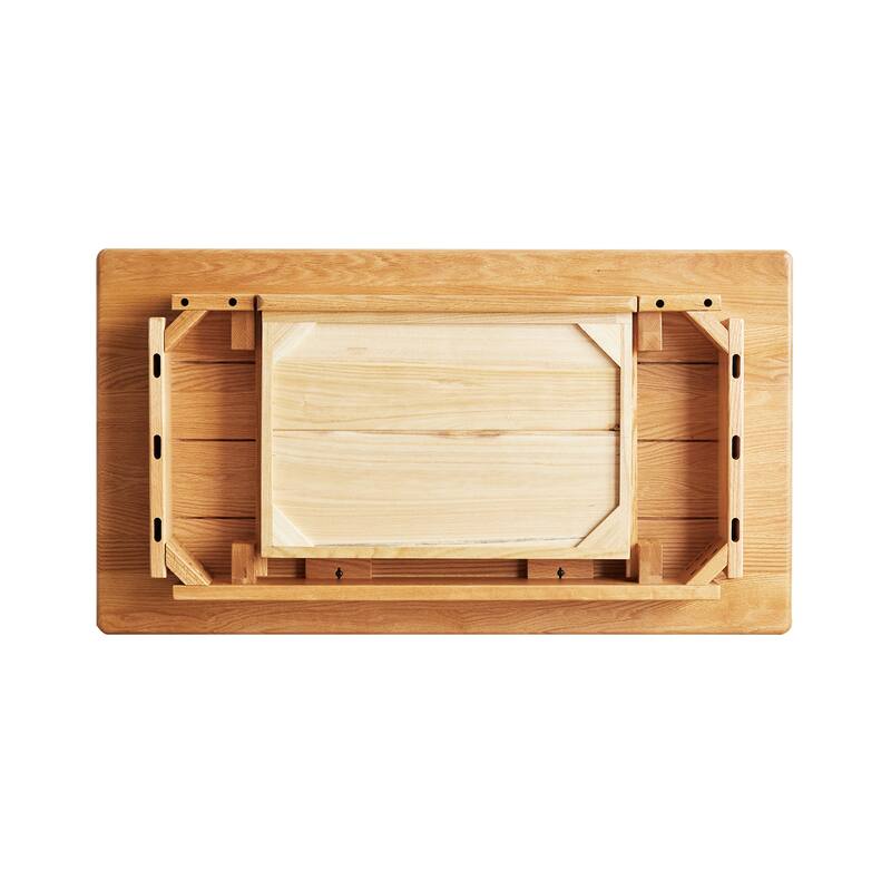 100% solid wood computer desk study desk oak natural wood PC desk work desk dressing table