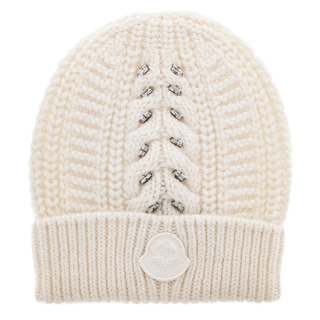 Moncler Crystal Embellished Beanie