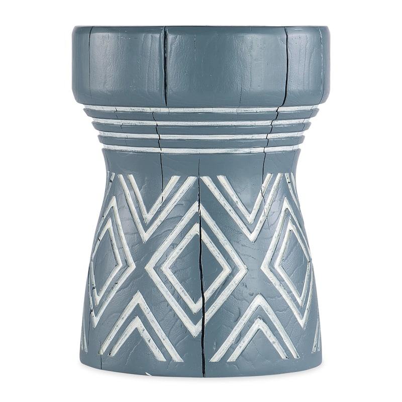 Hooker Furniture 7228-50654 Commerce and Market 20" Diameter Cast - Blue / White - Blue / White