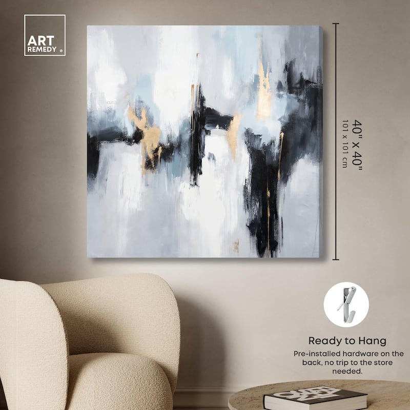 Turbulence II Canvas by Art Remedy, Gallery Wrapped