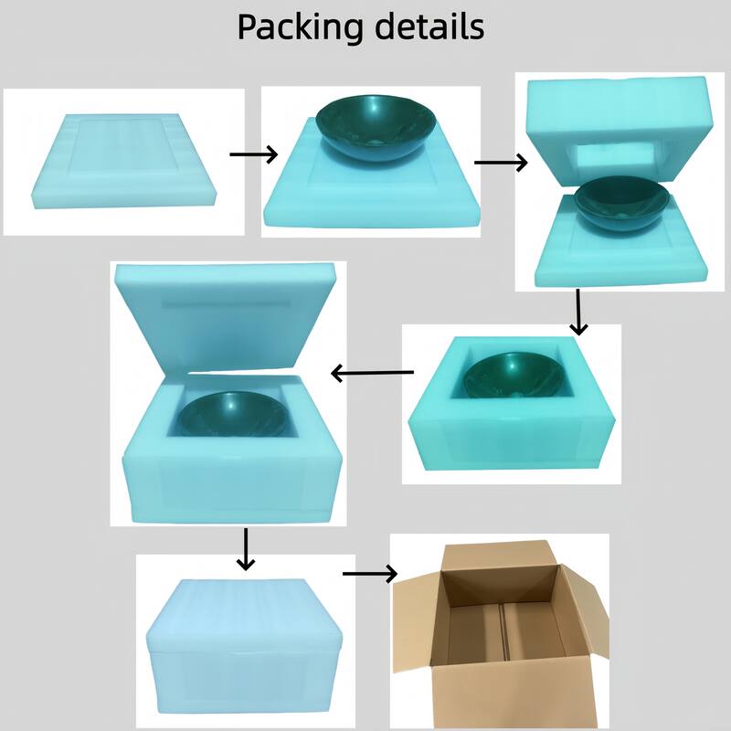 Roomfitters Round Marble Bathroom Vessel Sink, Natural Stone Countertop Wash Basin, Polished Bowl Vanity Sink