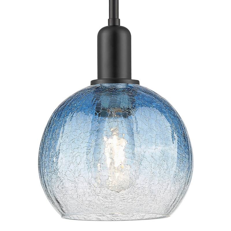 Innovations Lighting 716-1S-G483-8SB Brookhaven Globe 8" Wide Mini - Matte Black