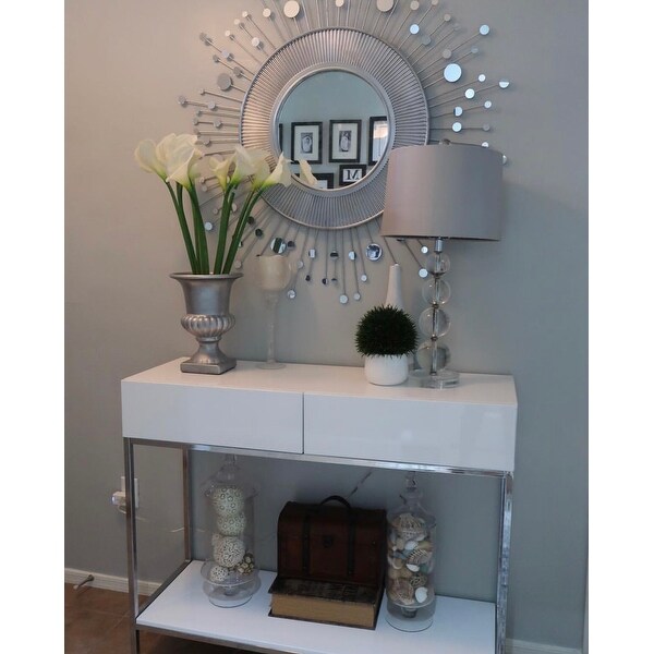 Top Product Reviews For Simple Living White Wood And Chrome Metal