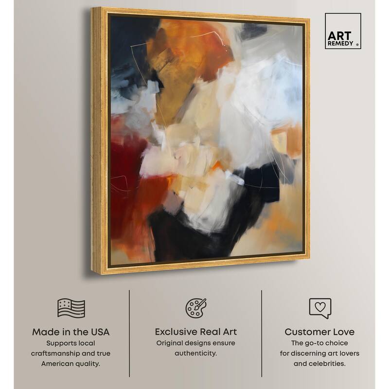 Earth and Fire II Canvas by Art Remedy