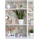 preview thumbnail 3 of 7, Disney Princess Blush Watercolor Floral Peel and Stick Wallpaper by RoomMates