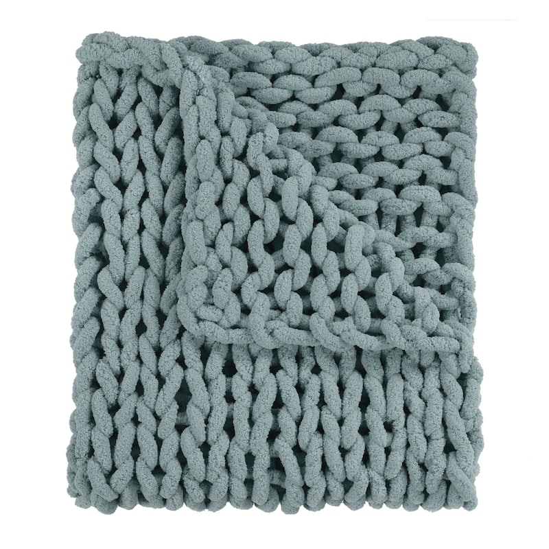Donna Sharp's Chunky Chenille Throw - 40" x 50" - Seaside