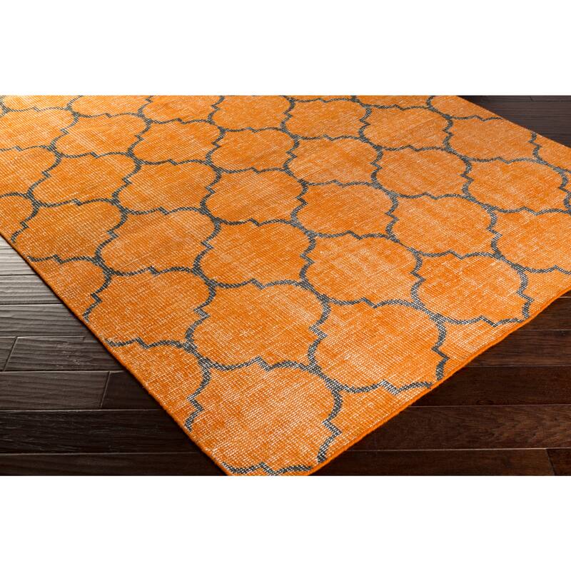 Beverly Hand-knotted Bohemian Trellis Wool Area Rug