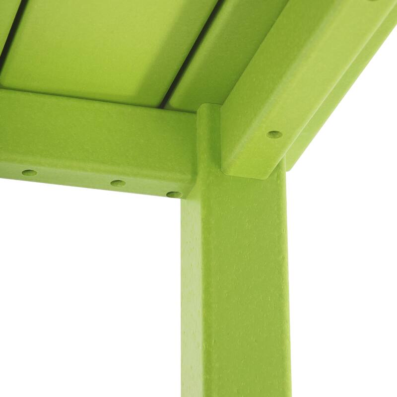 Polytrends Laguna Kids Outdoor 31" Square Poly Dining Table