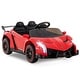 preview thumbnail 5 of 61, 12V Licensed Lamborghini 4WD Kids Ride-on Sports Car with 2.4G Remote - 24" x 44" x 18" (W x D x H) Red