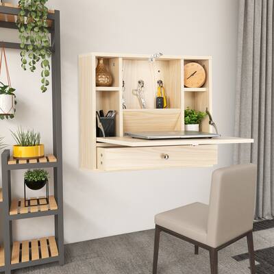 Modern Wall Built-up Computer Desk
