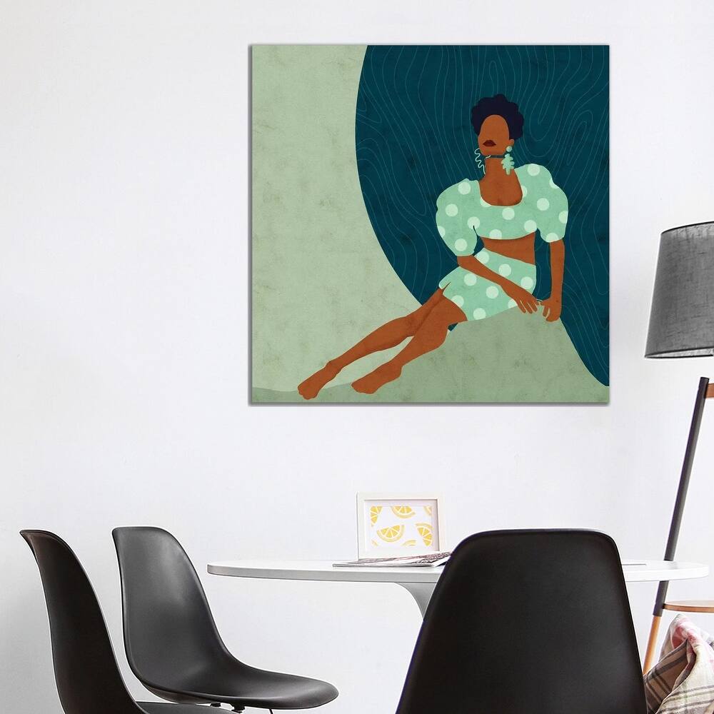 iCanvas "Ebonee Square" by Reyna Noriega Canvas Print