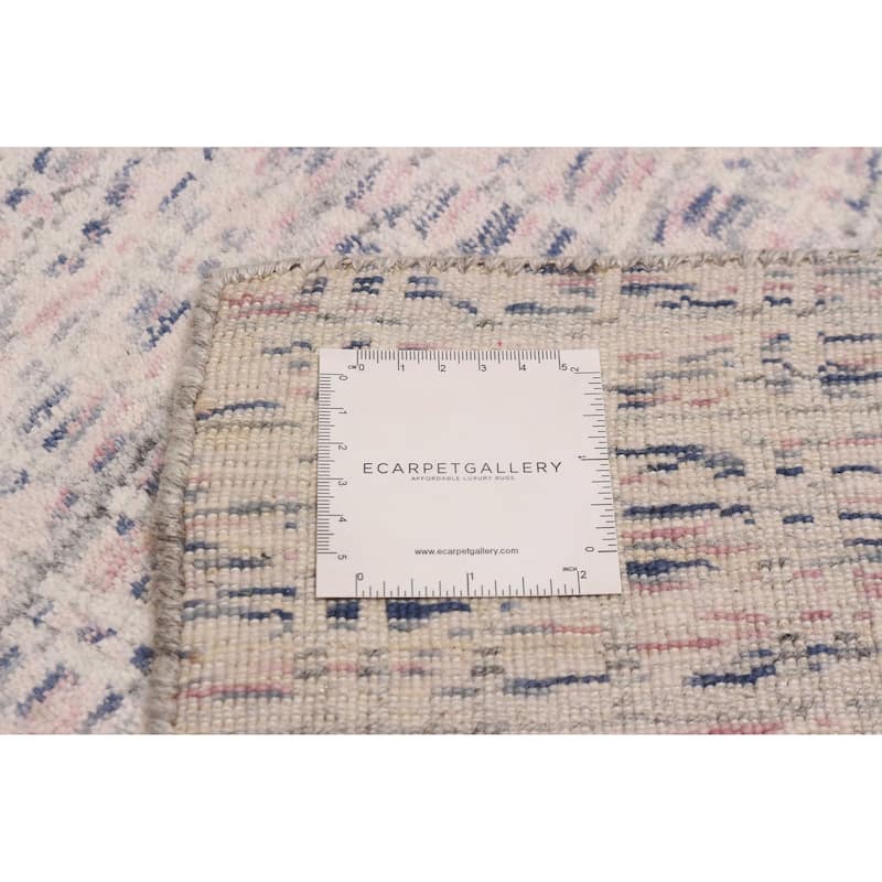 ECARPETGALLERY Hand Loomed Kashkuli Gabbeh Ivory Wool Rug - 5'3 x 7'9
