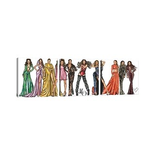 iCanvas "JLo" by AtelierConsolo 3-Piece Canvas Wall Art Set - Bed Bath ...
