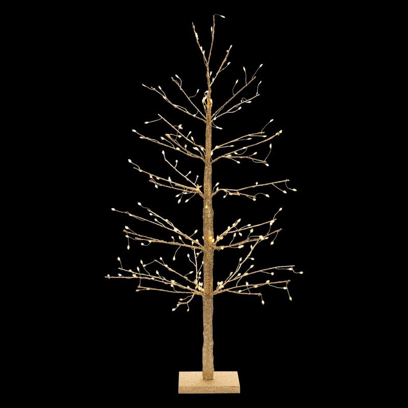 LED Lighted Twig Christmas Tree - 36" - Warm White Lights - 3 Foot