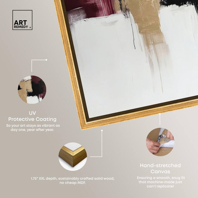 Golden Dusk III Canvas by Art Remedy