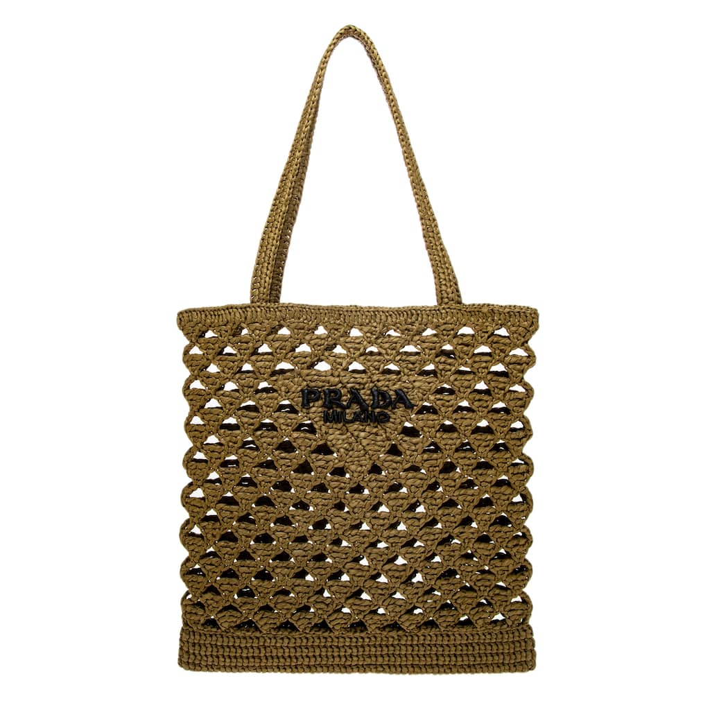 Prada Crochet Tote