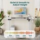 preview thumbnail 5 of 26, Modern Electric Regulate Desk with Adjustable Height Electric machine and Memory Presets for Home Office or Bedroom