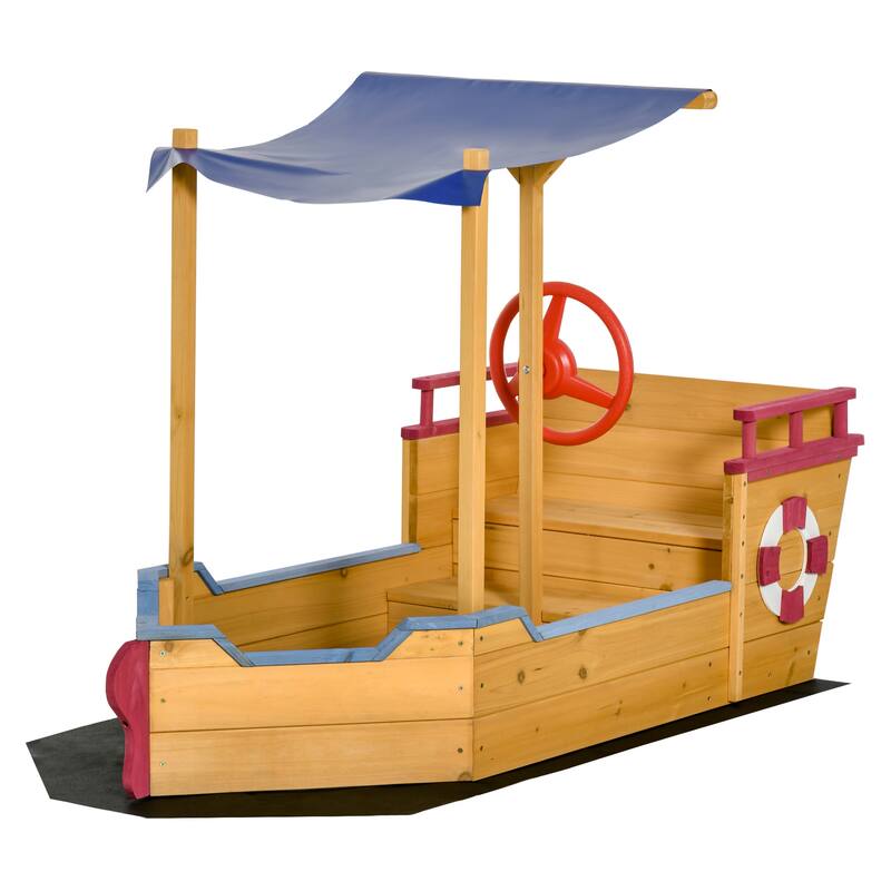 Kids Picnic Table with Umbrella and Storage Inside, Sand and Water Table, Kids Outdoor Furniture, Wooden Bench Backyard