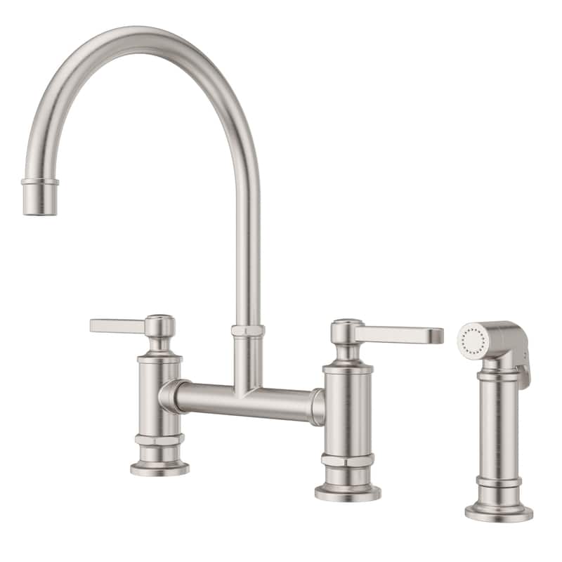 Pfister Port Haven 1.8 GPM Widespread Bridge Kitchen Faucet - Includes