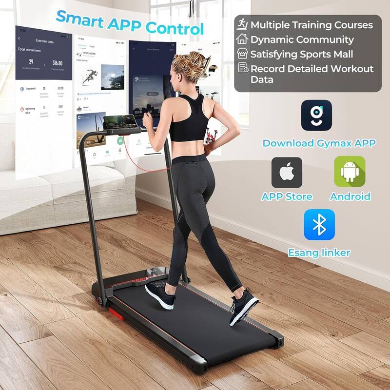 3 in 1 Folding Treadmill Under Desk Walking Pad