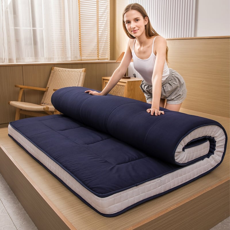Padded Japanese Roll Up Floor Futon Mattress