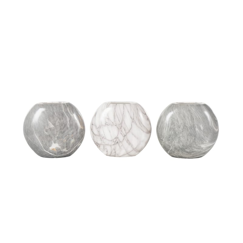 Multi Color Ceramic Marble Decorative Vase