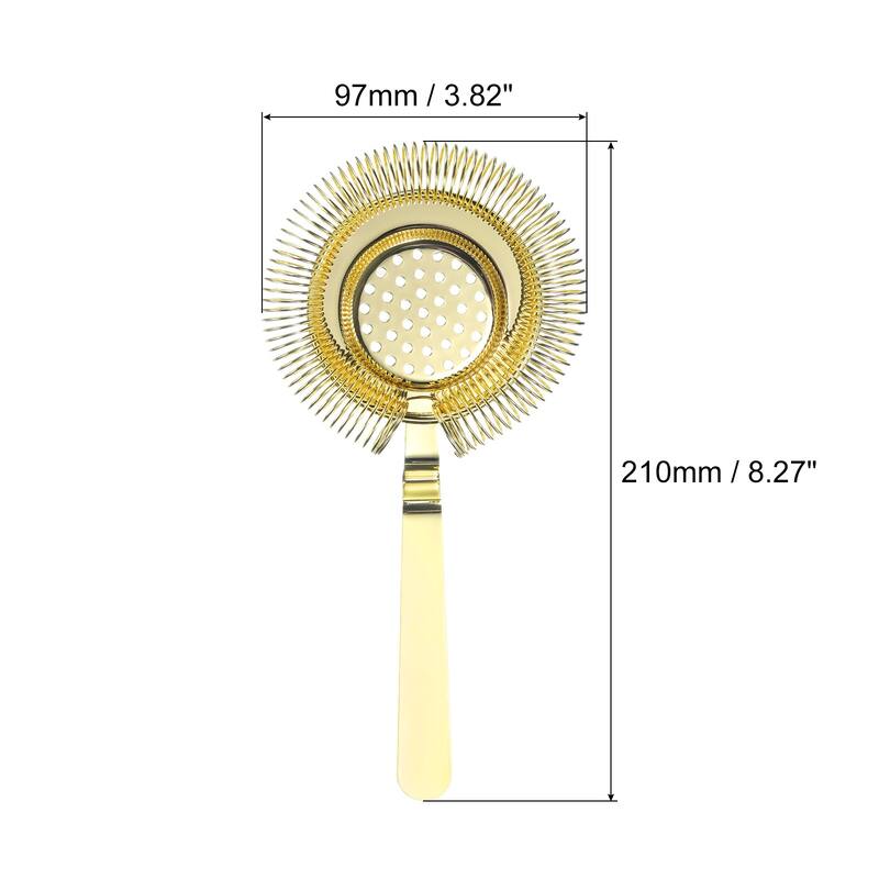 Cocktail Strainer, 1pcs Stainless Steel Bar Strainer for Drinks, 210mm