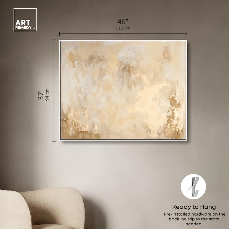 Sun Brust Gilding III Canvas by Art Remedy