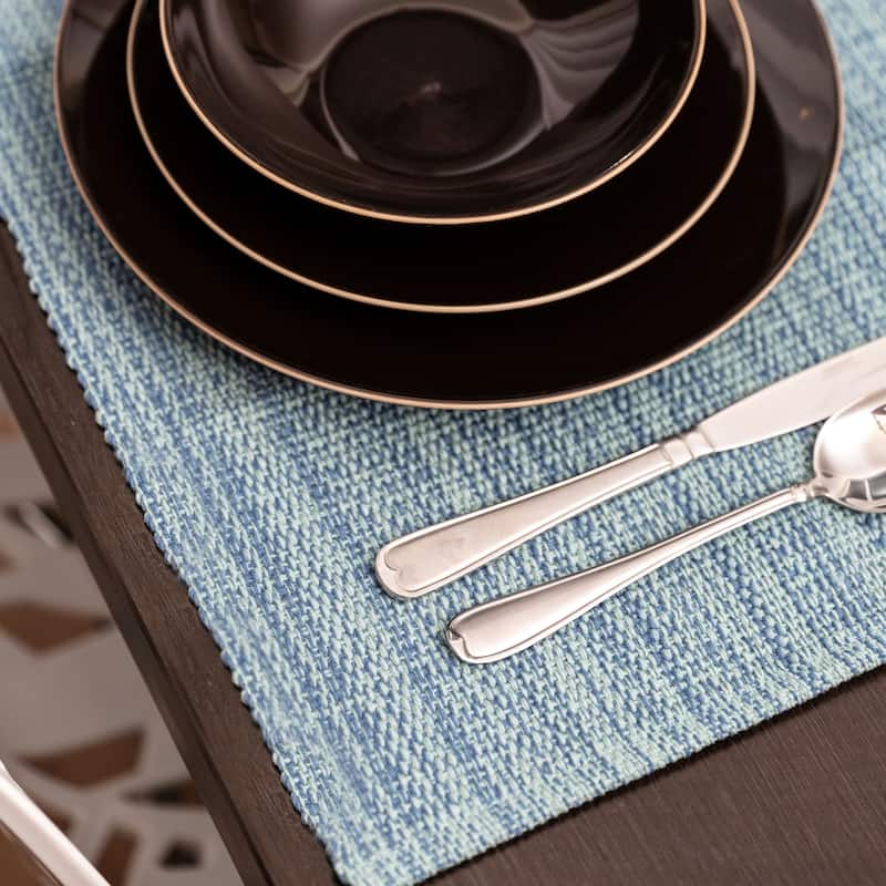 Fabstyles Casual Classic Cotton Placemat Set of 6 - 13x19