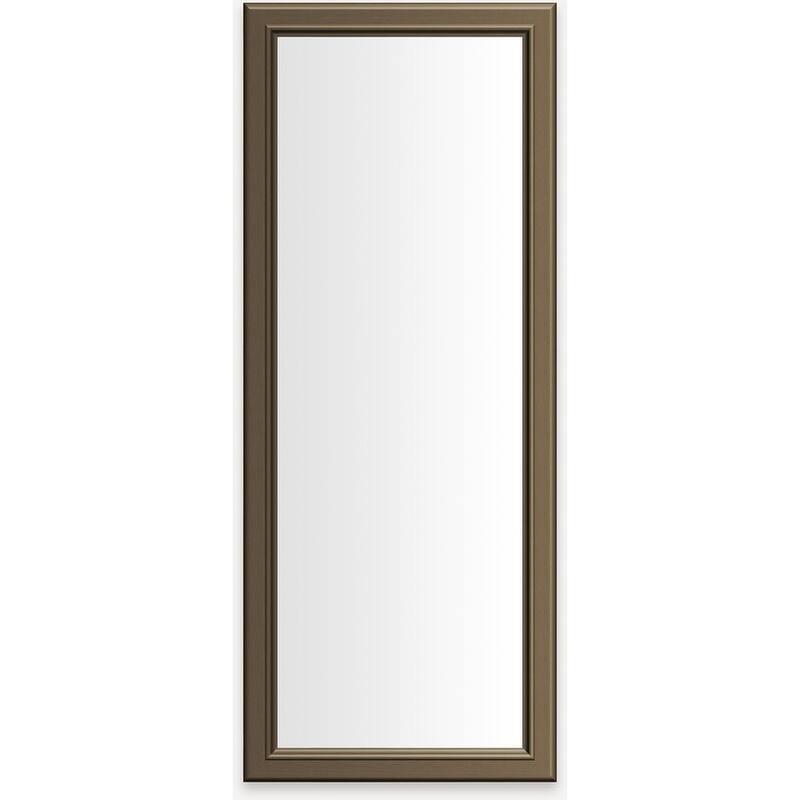 Robern D2C1640D4BMTM Main Line 15-1/4" x 39-3/8" Framed Single Door - Brushed Bronze - Bronze Finish