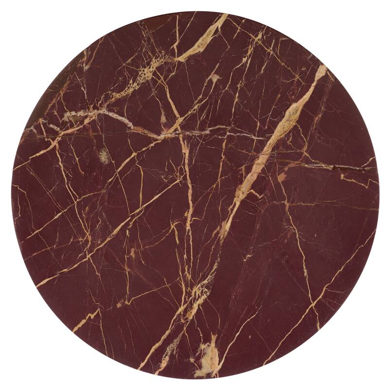 SAFAVIEH Couture Danny Round Marble Accent Table - 14"W x 14"D x 24"H