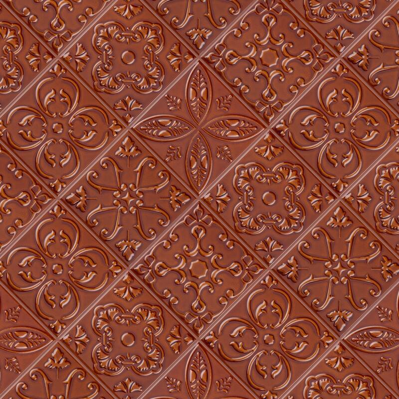 Merola Tile Trend Ambar 8" x 8" Ceramic Wall Tile
