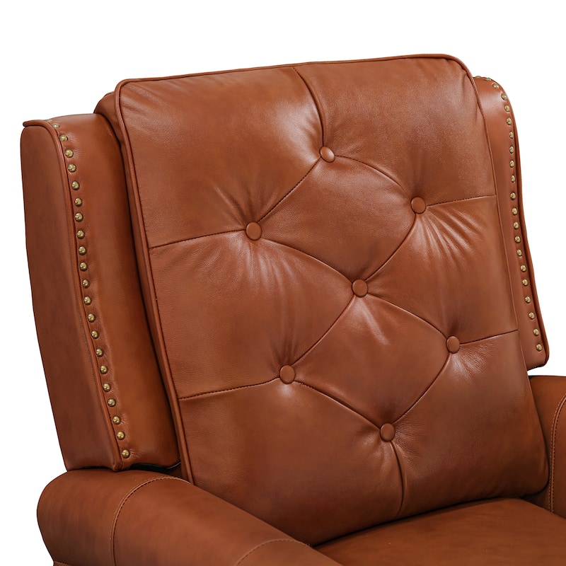 Leather Recliner Chair Accent Chairs for Living Room Set of 2