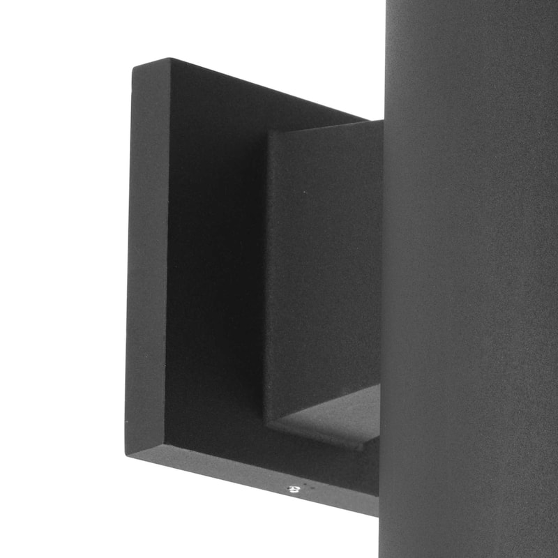Progress Lighting Cylinder 2 Light Outdoor Wall Sconce with Metal