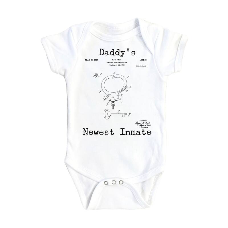 Correction Patent - Baby Boy Girl Clothes Infant Bodysuit Funny Cute Newborn - Natural - 0-3M