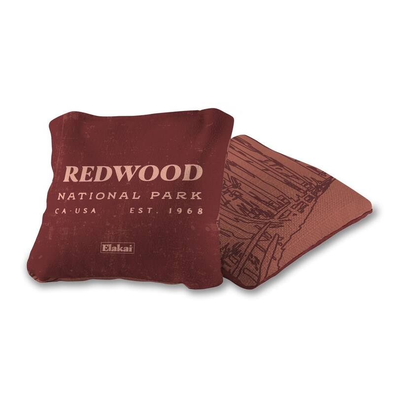 Redwoods National Park Dual Sided Pro Cornhole Bags (Set of 4)