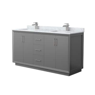 Wyndham Collection WCF414166D-NAT-UNSMXX Strada 66" Free Standing