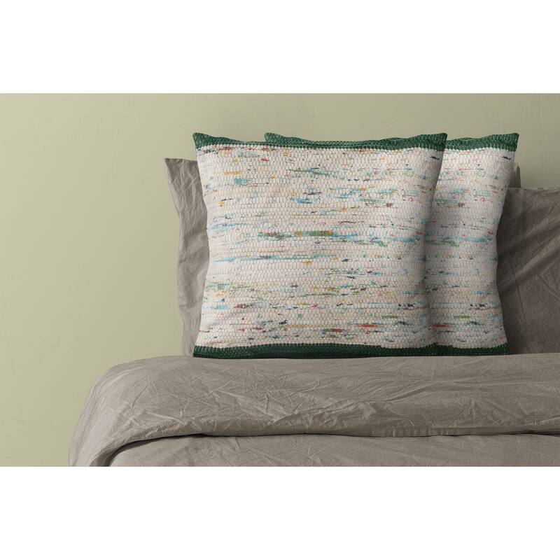 Sevita Abstract Cotton Throw Pillow, Set of 2