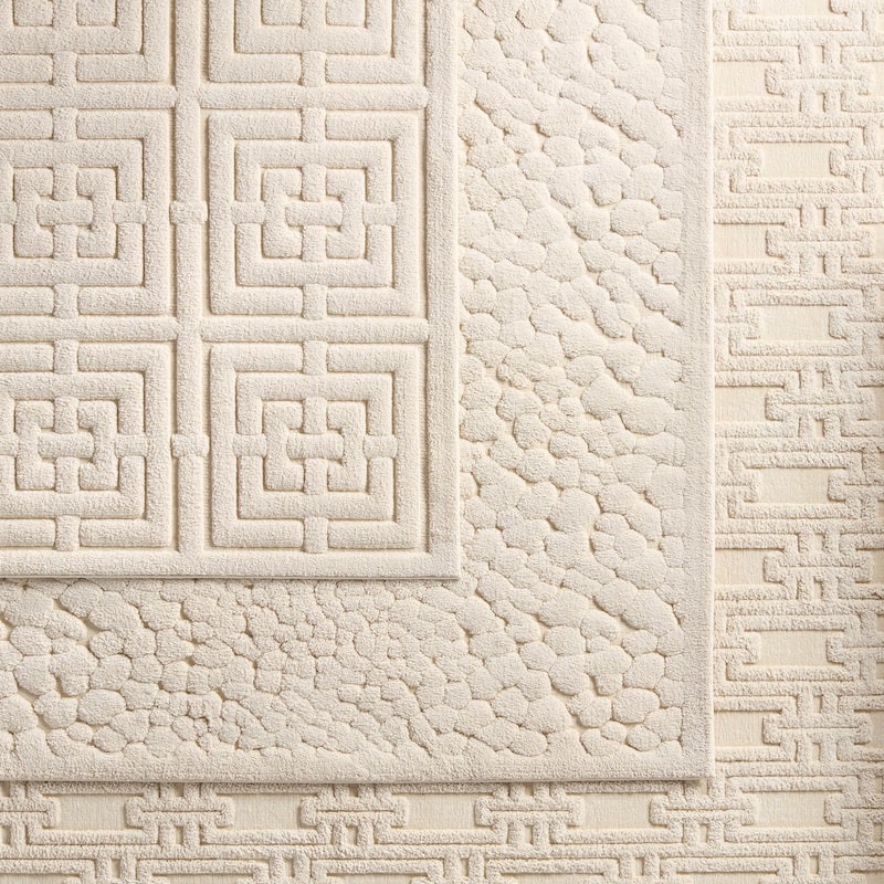 Maramar Abstract Cream Rug