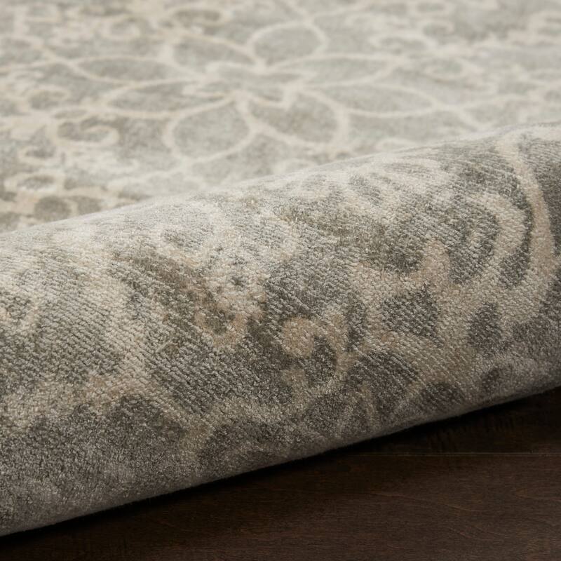 Desert Skies Damask Floral Vintage Area Rug