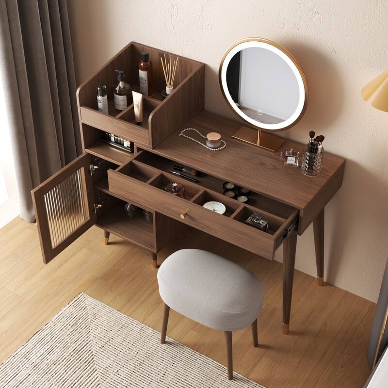 JASIWAY Modern Simple Makeup Vanity Dressing Table