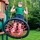 preview thumbnail 10 of 12, Gorilla Playsets Round Orbit Swing with Nylon Ropes