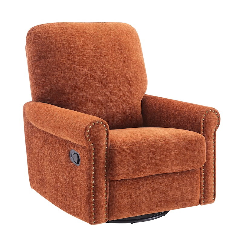 Heido 360 Degree Swivel Glider Manual Recliner Leisure Sofa Chair