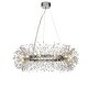preview thumbnail 8 of 15, Interior Decor 12-light Stainless Steel Crystal Firework Chandelier