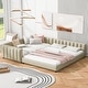 preview thumbnail 12 of 20, Nestfair Queen Size & Twin XL Size Upholstered Platform Bed Daybed Beige
