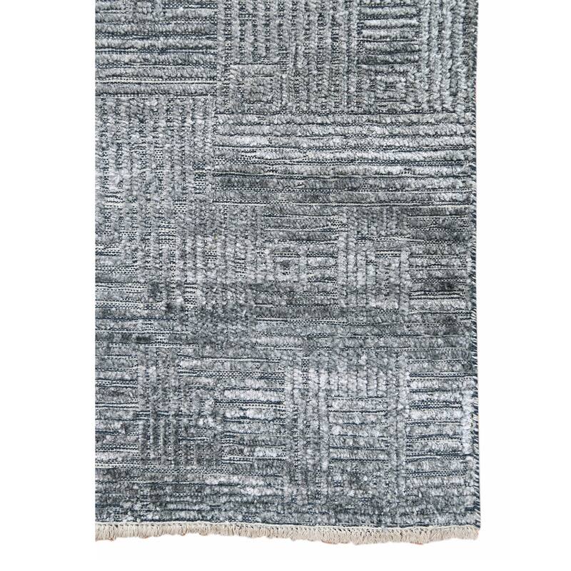 Quartz Desoto Modern & Contemporary Geometric Hand-Knotted Area Rug