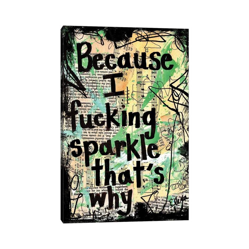 iCanvas "Sparkle" by Elexa Bancroft Canvas Print