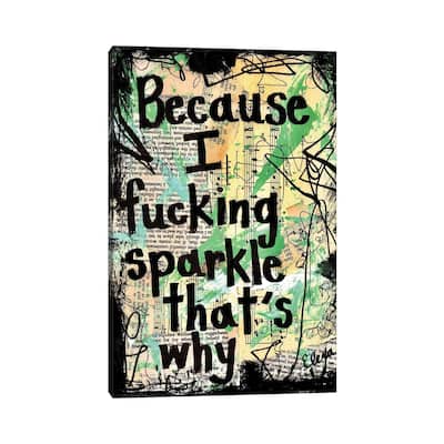 iCanvas "Sparkle" by Elexa Bancroft Canvas Print